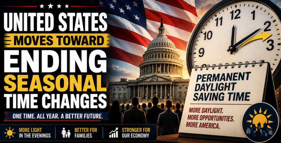 United States Moves Toward Ending Seasonal Time Changes