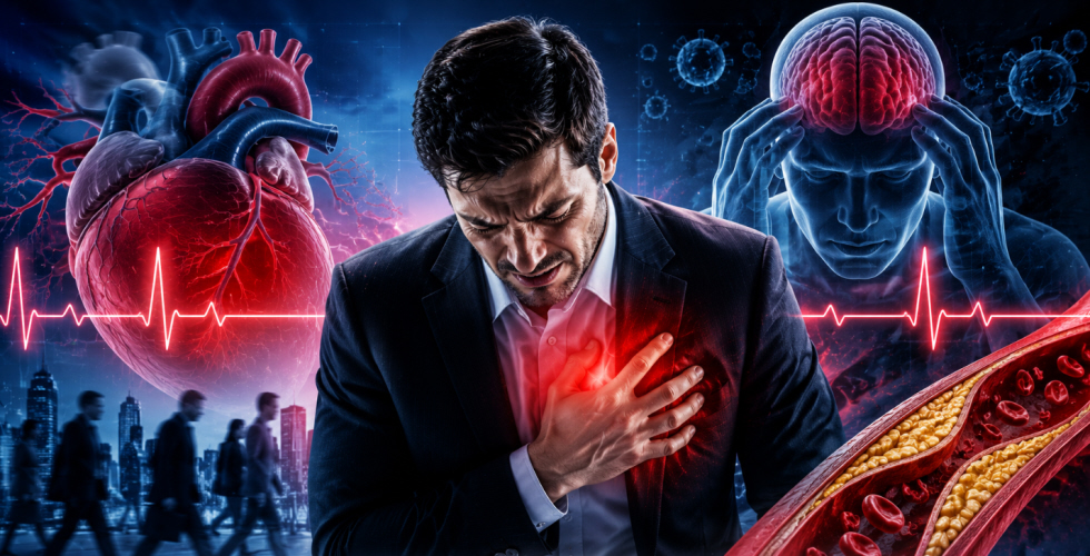 Global concern rises over financial stress and growing heart disease